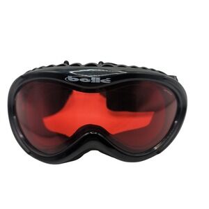 Bolle Snow Goggles Black Red Vermillon Lens Ski Snowboard Eyewear
